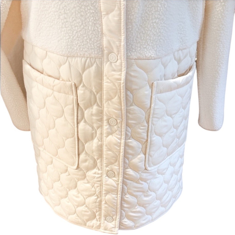 Talbots Cozy Sherpa Quilted Jacket - Picture 5 of 12